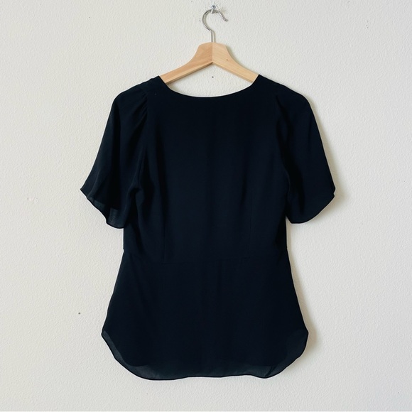 Theory SMALL 100% silk Vest Shirt in black - Picture 5 of 6